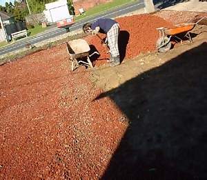 Digging the Front Lawn